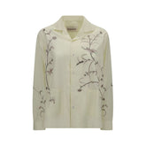 Yellow Cotton Pattern Shirt